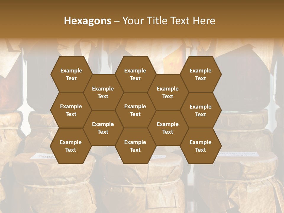 Jar Cook Paper Storing PowerPoint Template