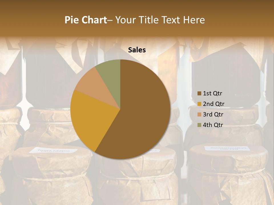 Jar Cook Paper Storing PowerPoint Template