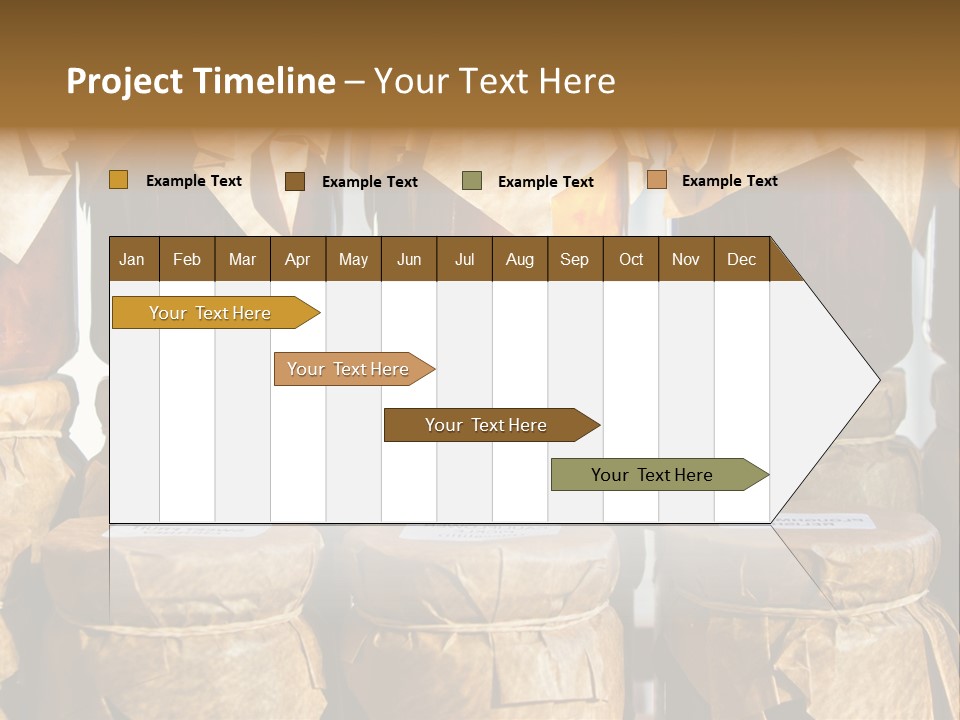 Jar Cook Paper Storing PowerPoint Template