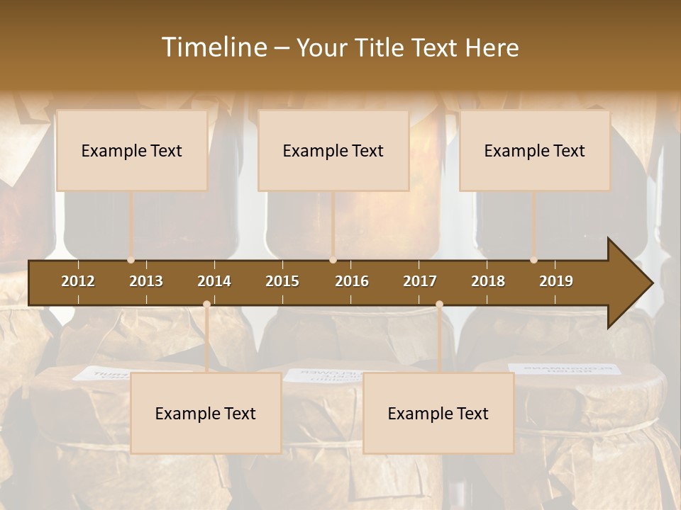 Jar Cook Paper Storing PowerPoint Template