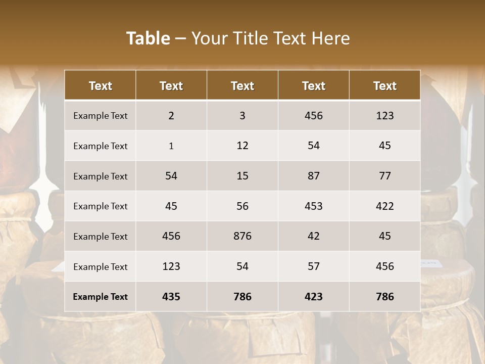 Jar Cook Paper Storing PowerPoint Template