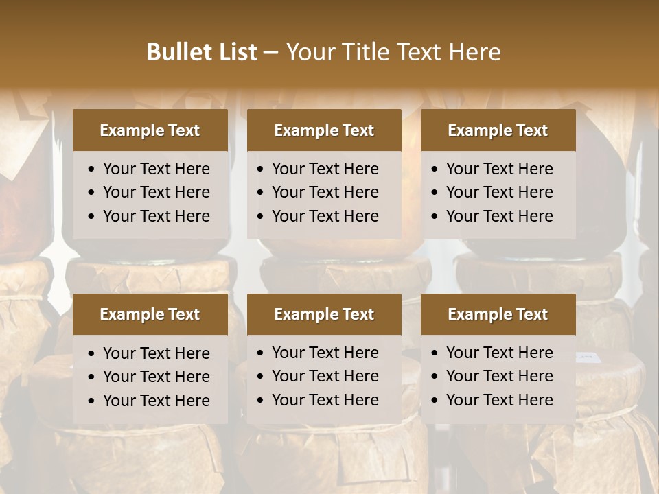 Jar Cook Paper Storing PowerPoint Template