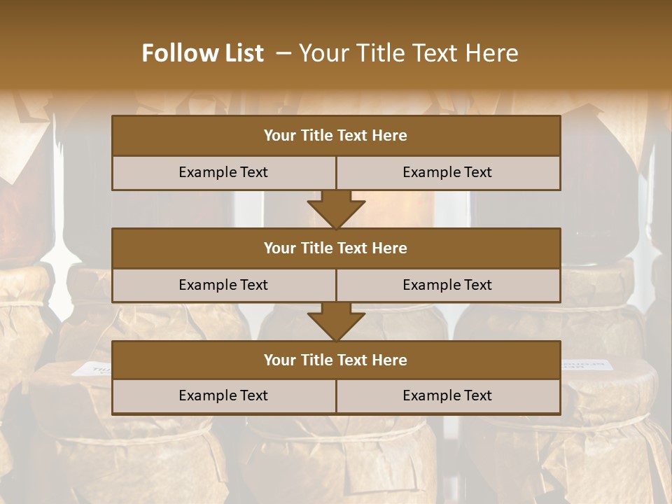 Jar Cook Paper Storing PowerPoint Template