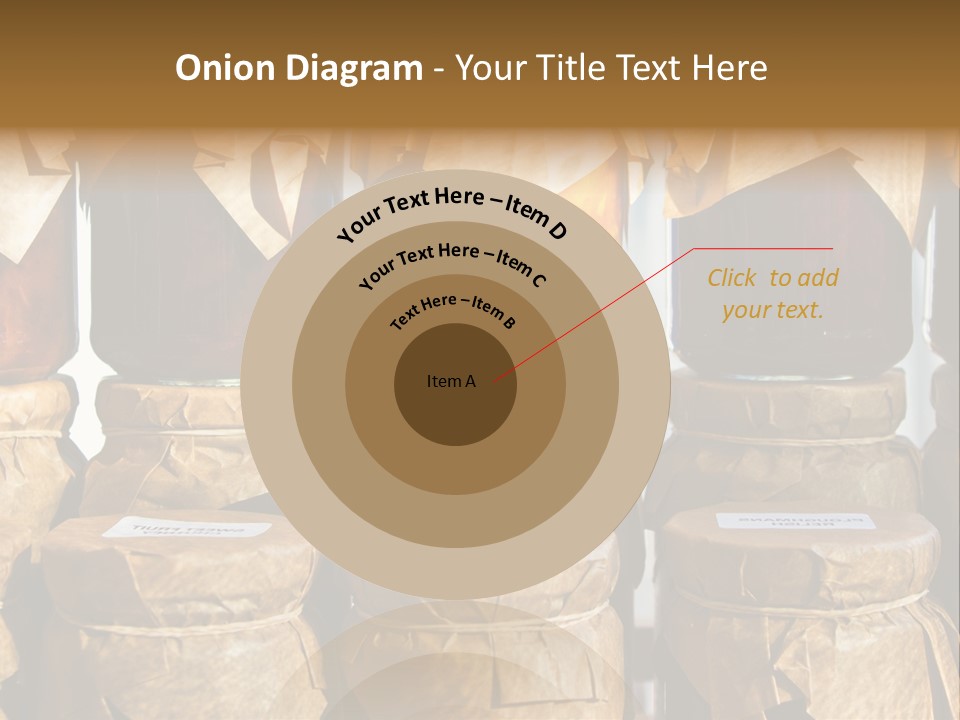 Jar Cook Paper Storing PowerPoint Template