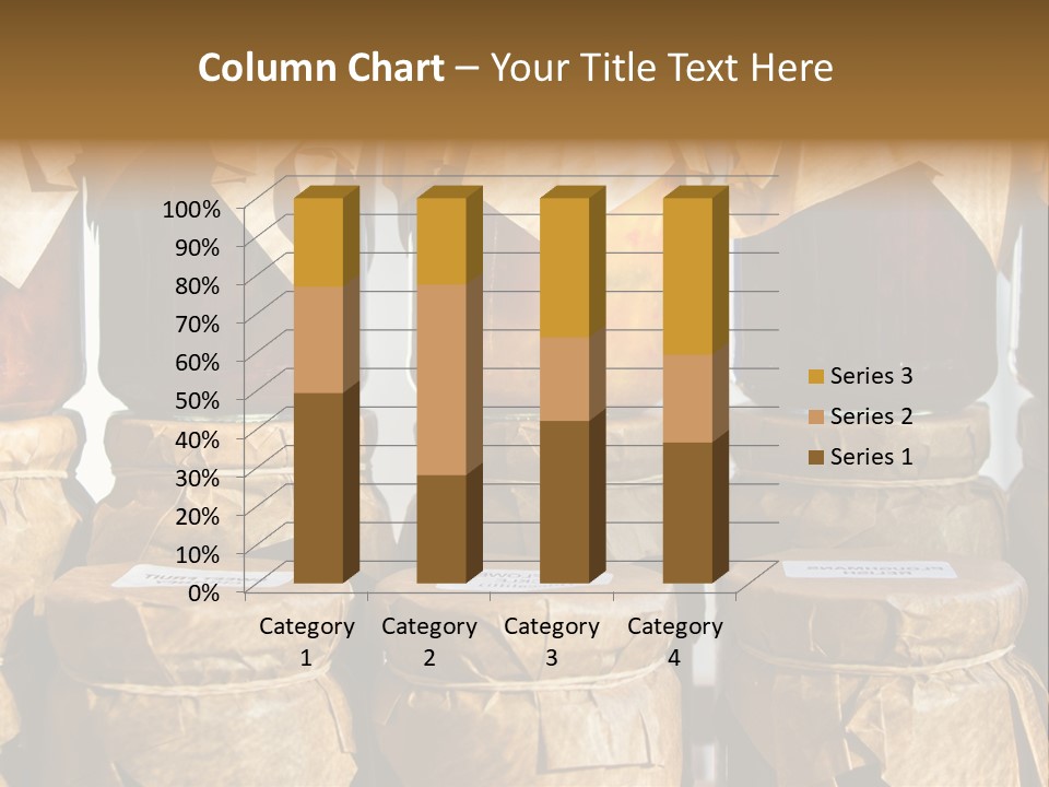 Jar Cook Paper Storing PowerPoint Template