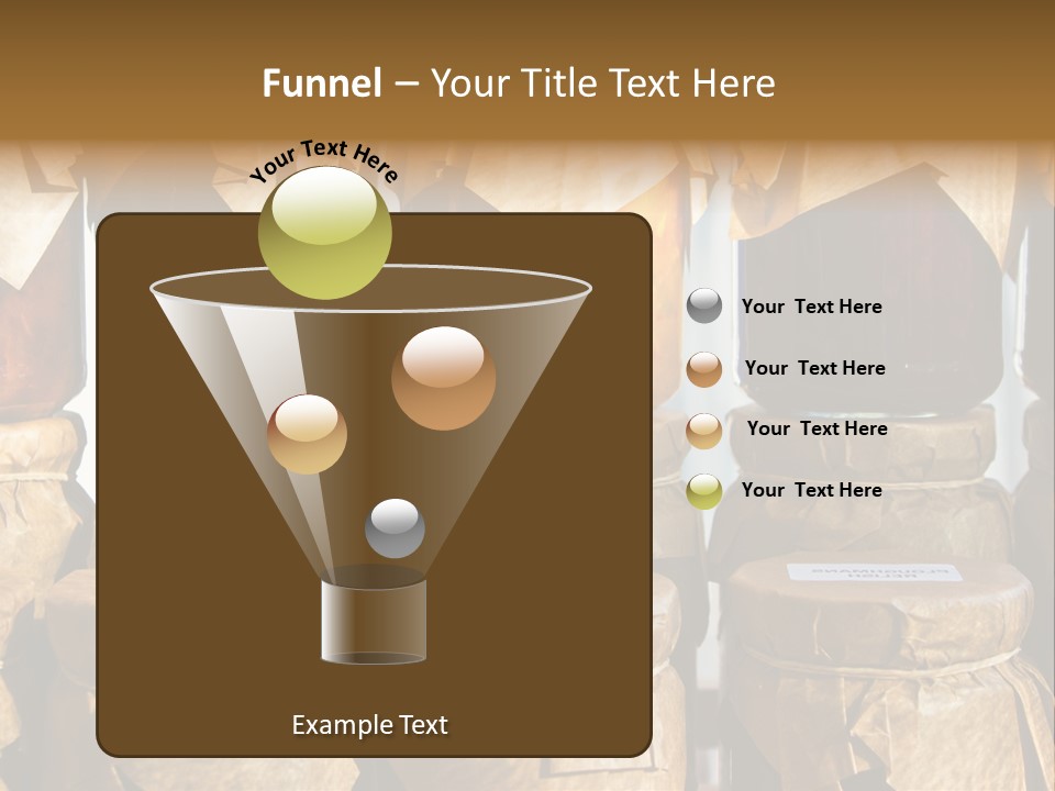 Jar Cook Paper Storing PowerPoint Template