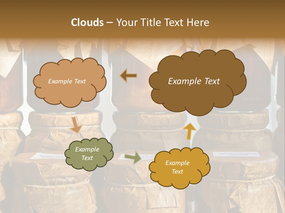 Jar Cook Paper Storing PowerPoint Template