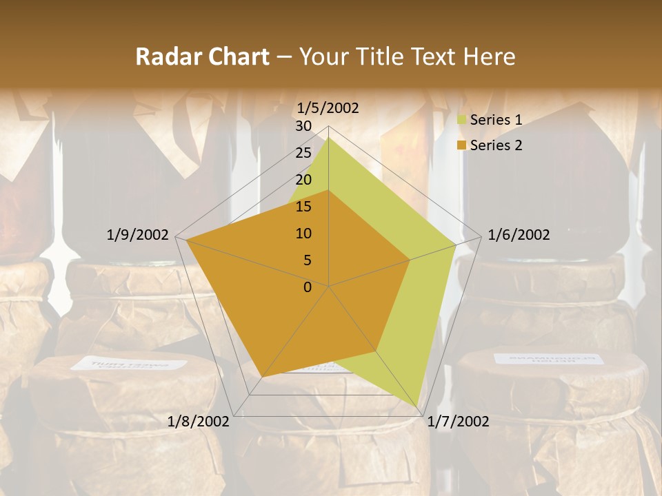 Jar Cook Paper Storing PowerPoint Template