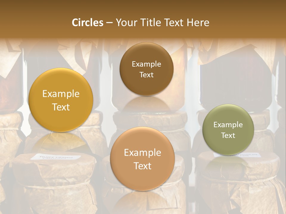 Jar Cook Paper Storing PowerPoint Template