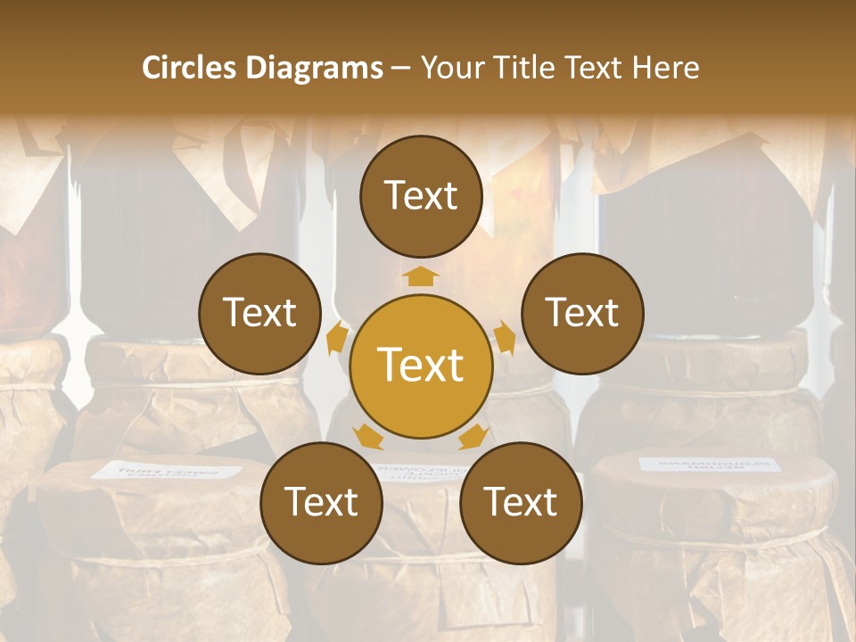 Jar Cook Paper Storing PowerPoint Template