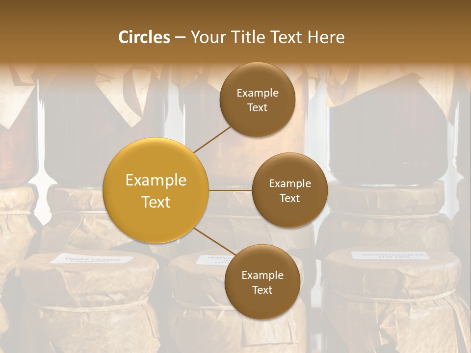Jar Cook Paper Storing PowerPoint Template