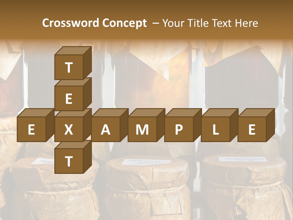 Jar Cook Paper Storing PowerPoint Template