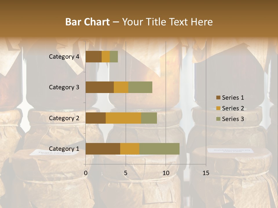 Jar Cook Paper Storing PowerPoint Template