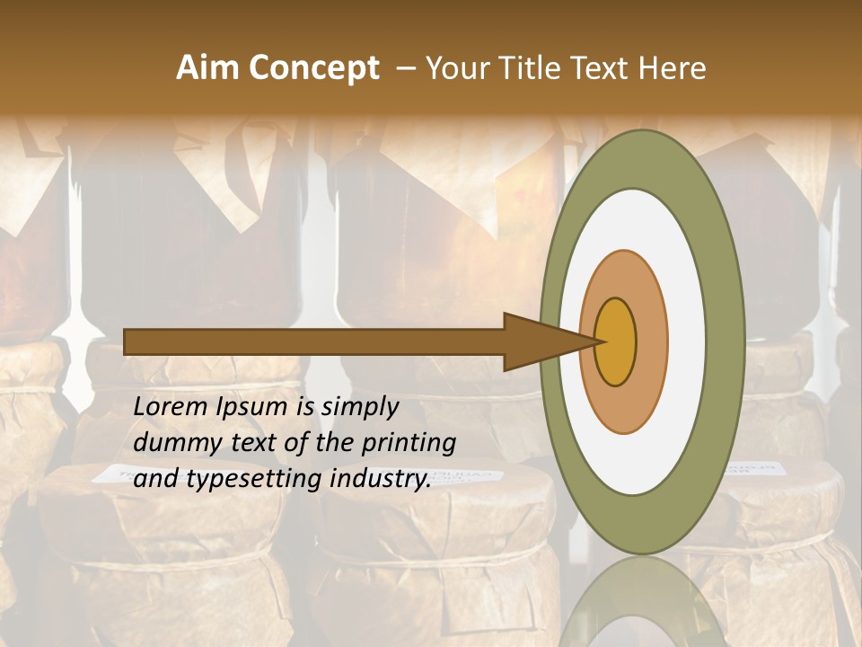 Jar Cook Paper Storing PowerPoint Template