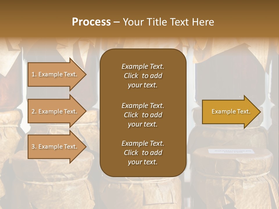 Jar Cook Paper Storing PowerPoint Template