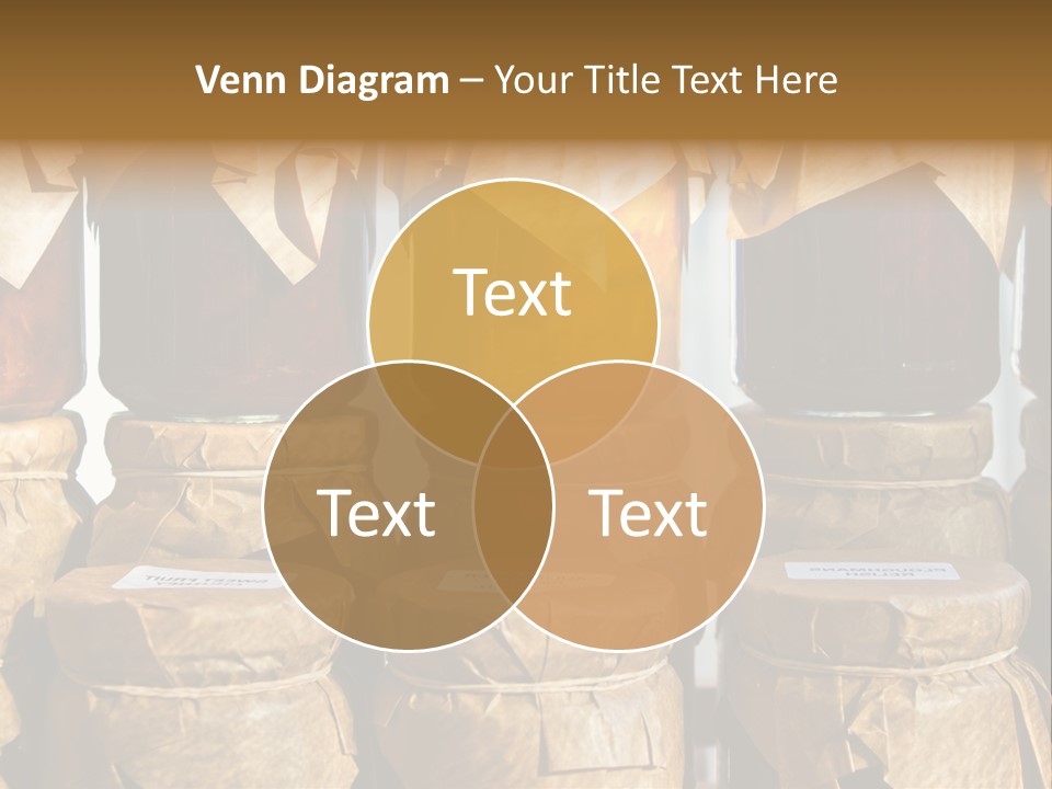 Jar Cook Paper Storing PowerPoint Template