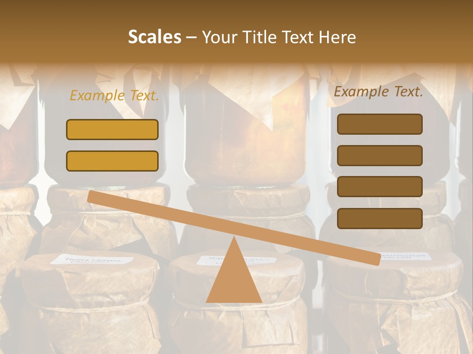 Jar Cook Paper Storing PowerPoint Template