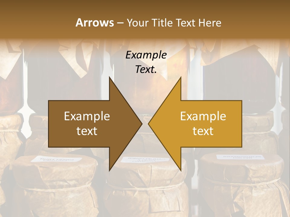 Jar Cook Paper Storing PowerPoint Template