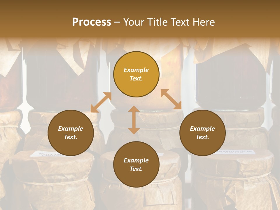 Jar Cook Paper Storing PowerPoint Template