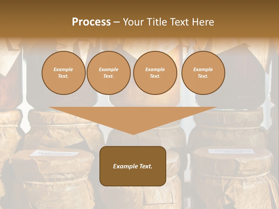 Jar Cook Paper Storing PowerPoint Template