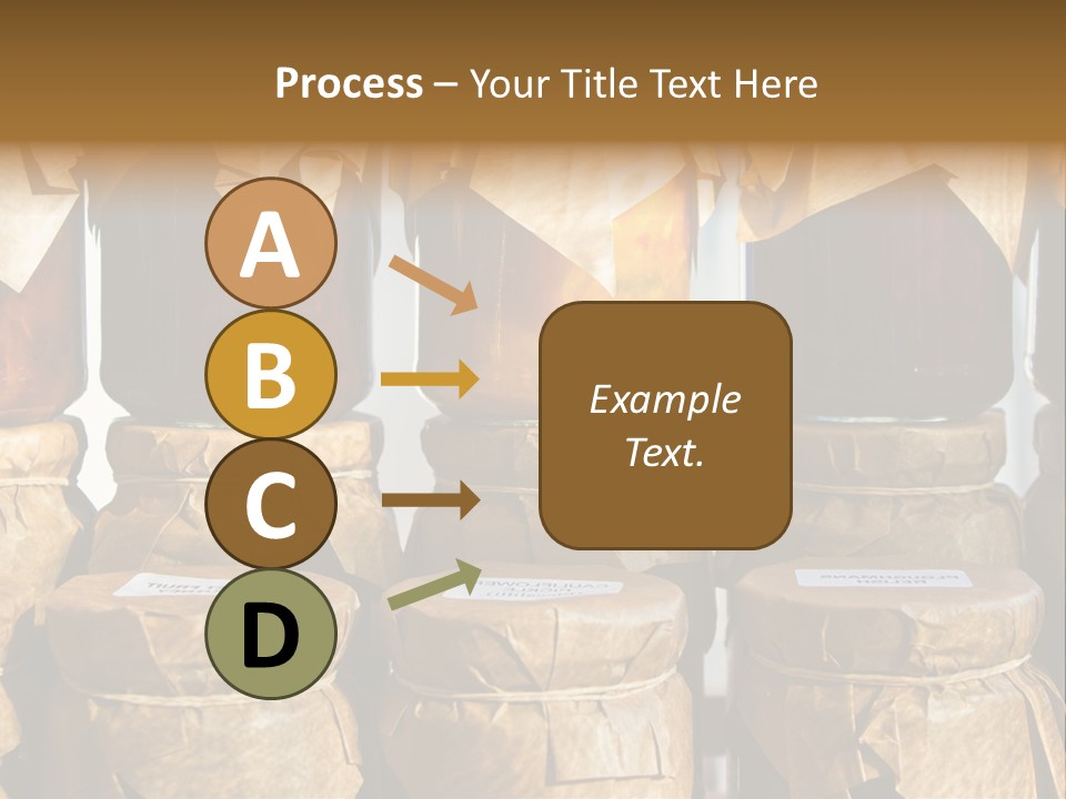 Jar Cook Paper Storing PowerPoint Template