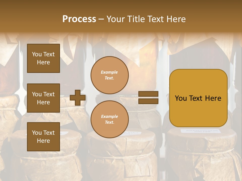 Jar Cook Paper Storing PowerPoint Template