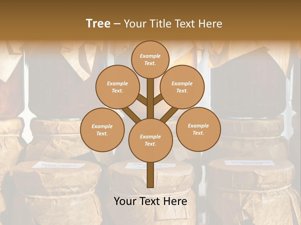 Jar Cook Paper Storing PowerPoint Template