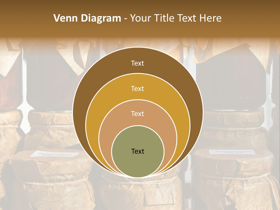 Jar Cook Paper Storing PowerPoint Template