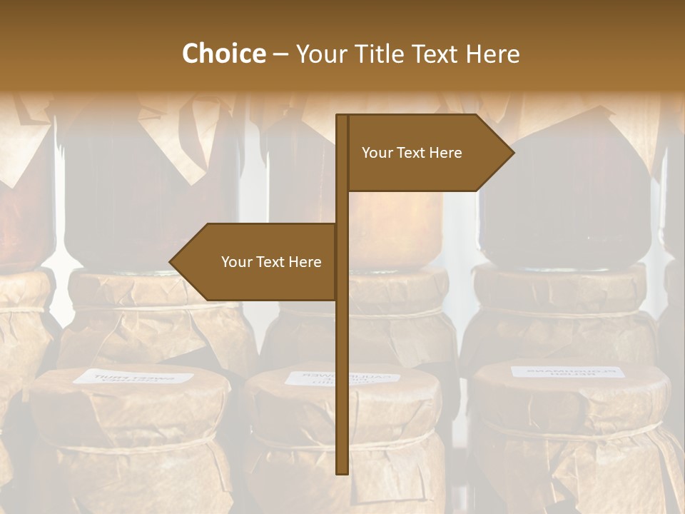 Jar Cook Paper Storing PowerPoint Template