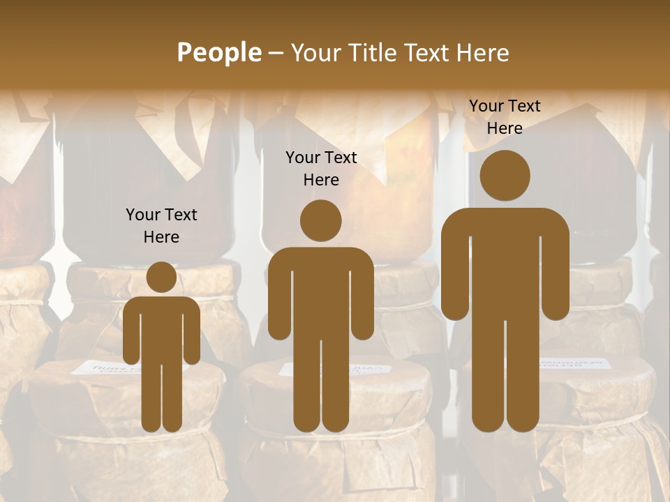 Jar Cook Paper Storing PowerPoint Template