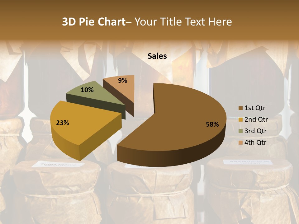 Jar Cook Paper Storing PowerPoint Template