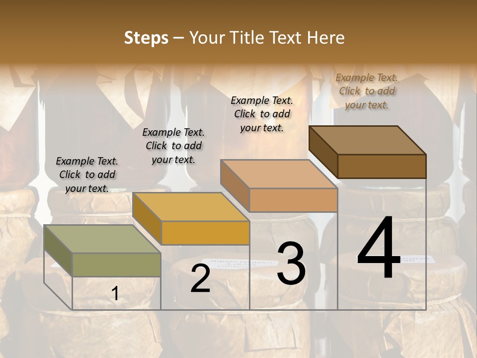 Jar Cook Paper Storing PowerPoint Template