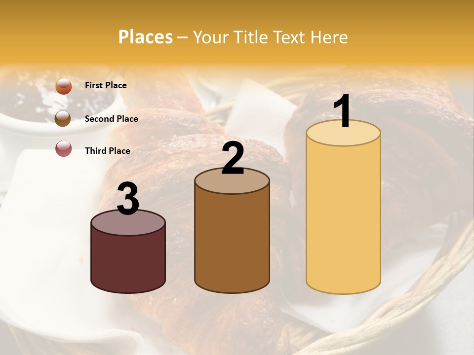 Saucer Fruit Jam Eating PowerPoint Template