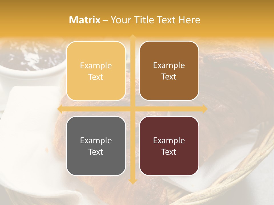 Saucer Fruit Jam Eating PowerPoint Template