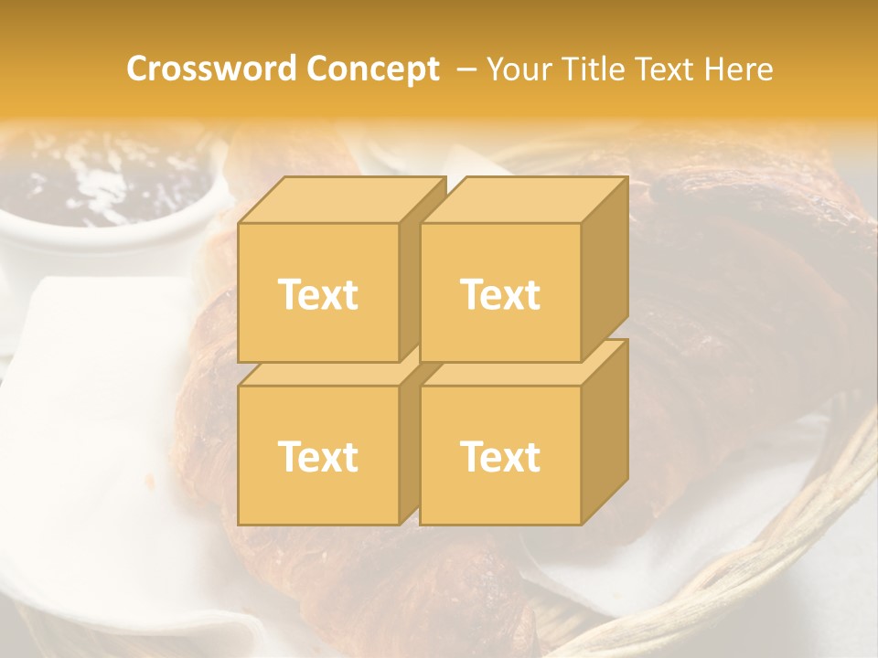 Saucer Fruit Jam Eating PowerPoint Template