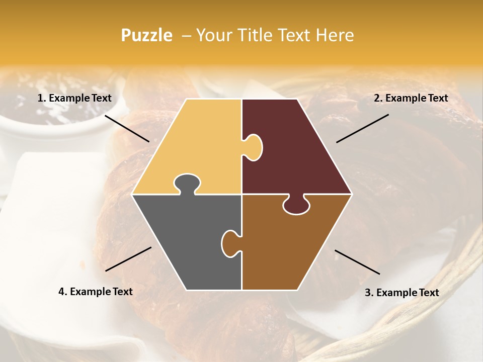 Saucer Fruit Jam Eating PowerPoint Template