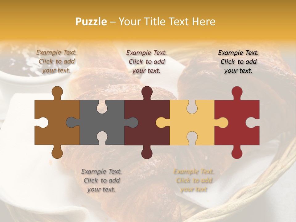 Saucer Fruit Jam Eating PowerPoint Template