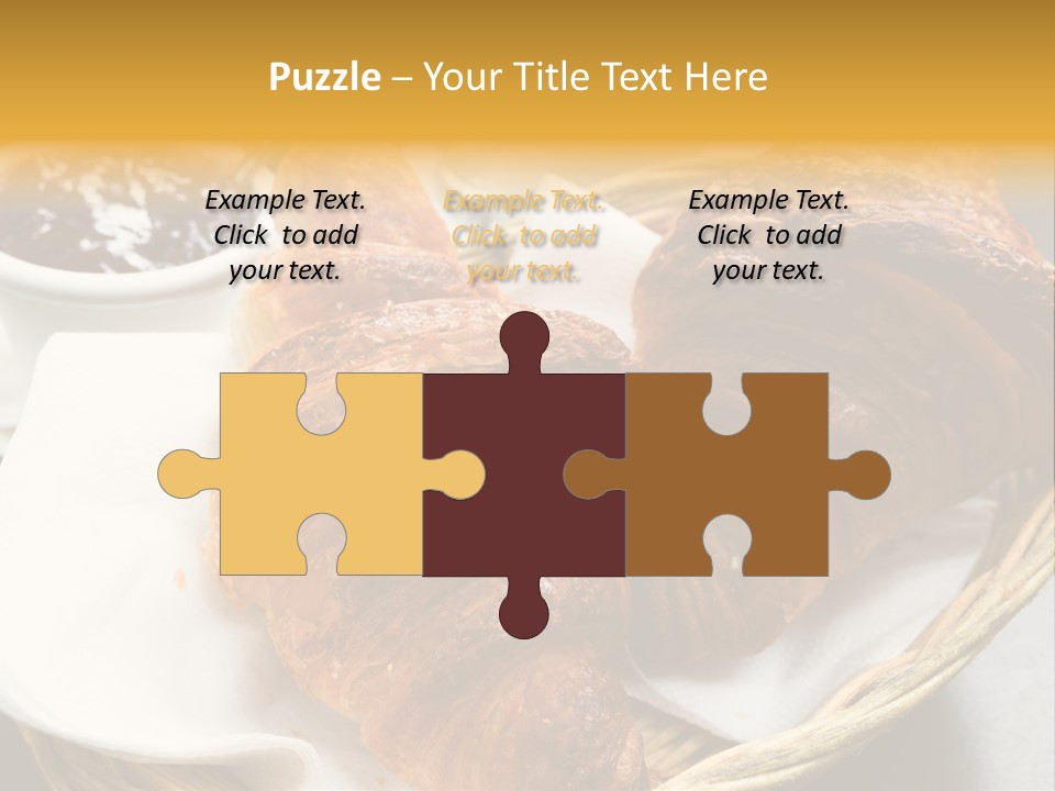 Saucer Fruit Jam Eating PowerPoint Template