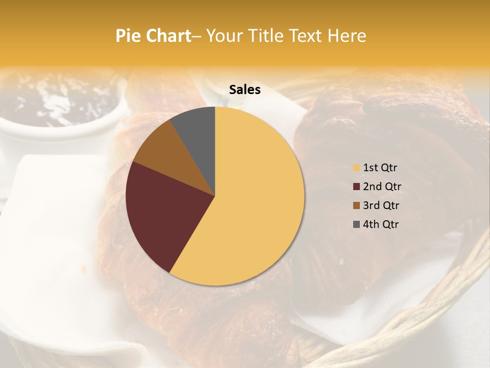 Saucer Fruit Jam Eating PowerPoint Template