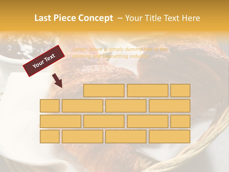 Saucer Fruit Jam Eating PowerPoint Template