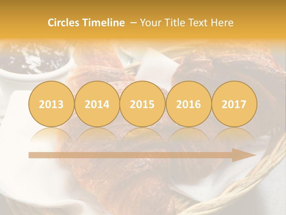 Saucer Fruit Jam Eating PowerPoint Template