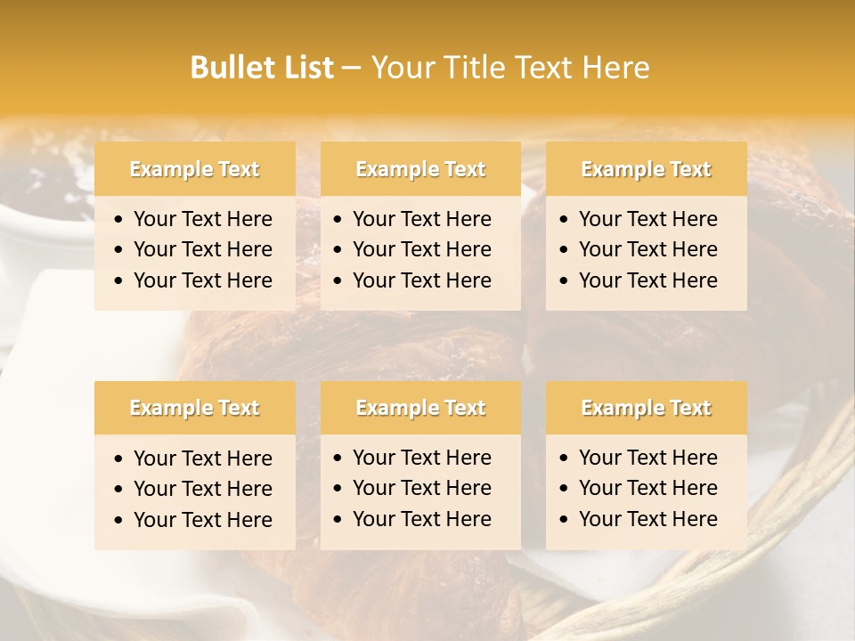 Saucer Fruit Jam Eating PowerPoint Template