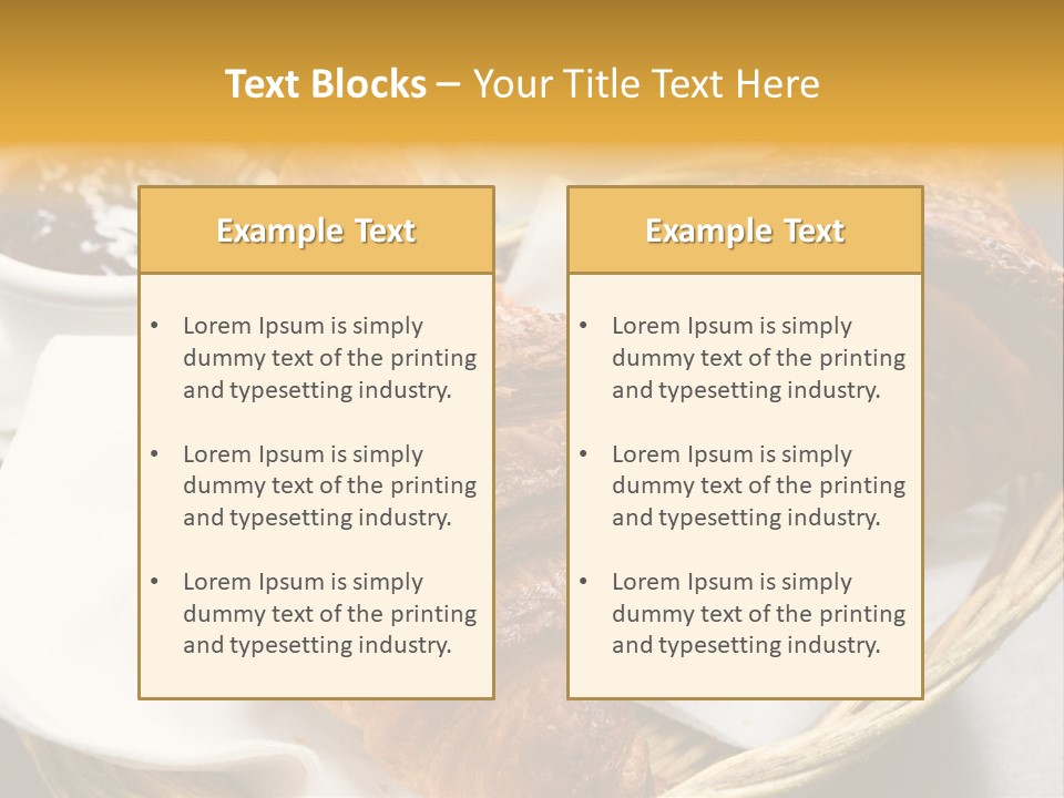 Saucer Fruit Jam Eating PowerPoint Template