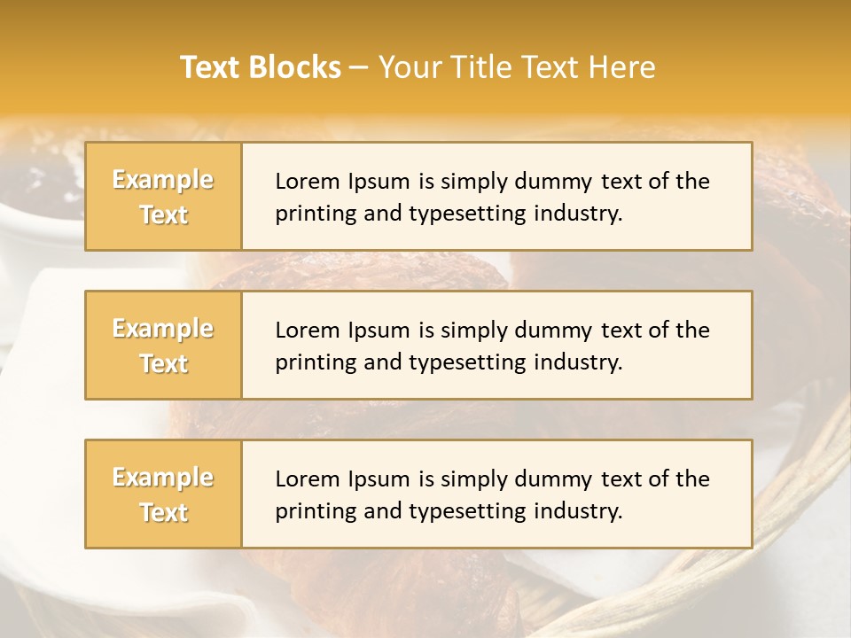 Saucer Fruit Jam Eating PowerPoint Template