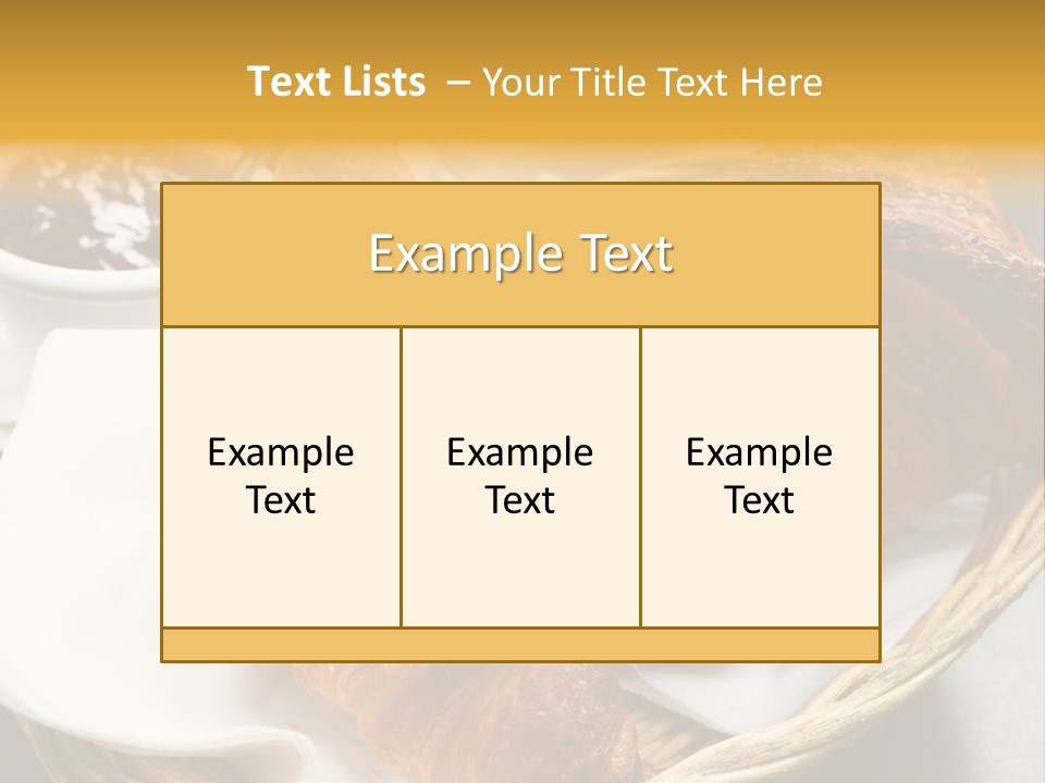 Saucer Fruit Jam Eating PowerPoint Template