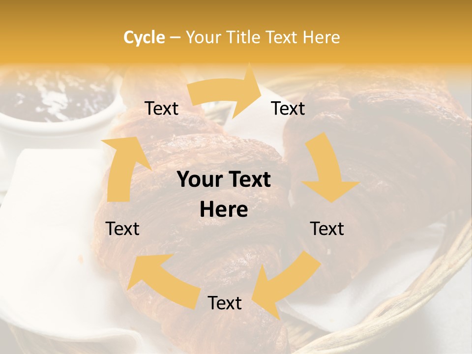 Saucer Fruit Jam Eating PowerPoint Template