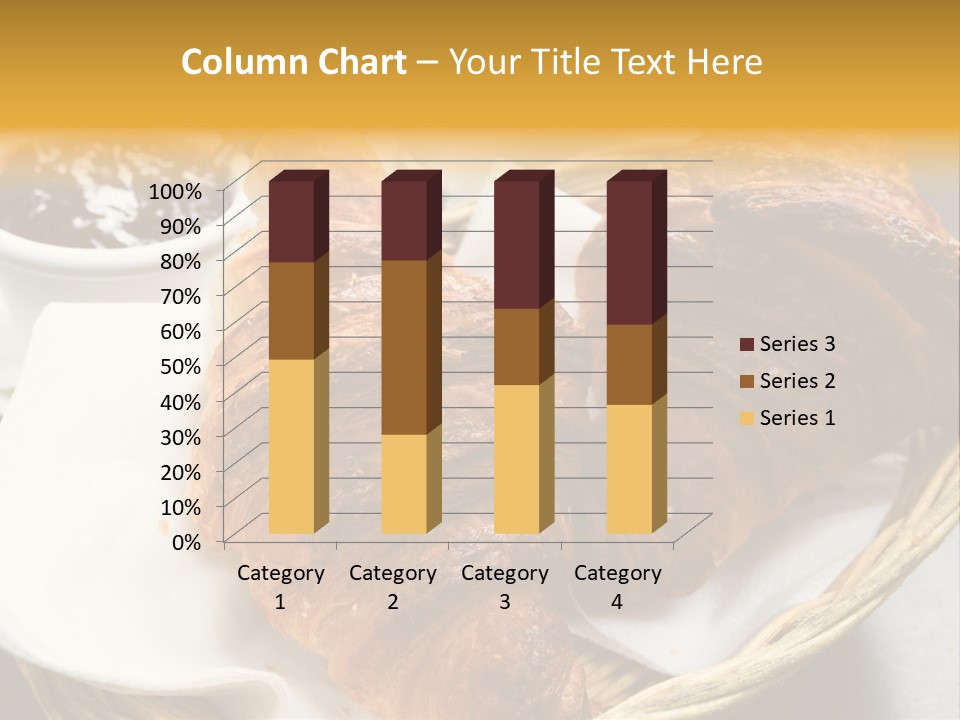 Saucer Fruit Jam Eating PowerPoint Template