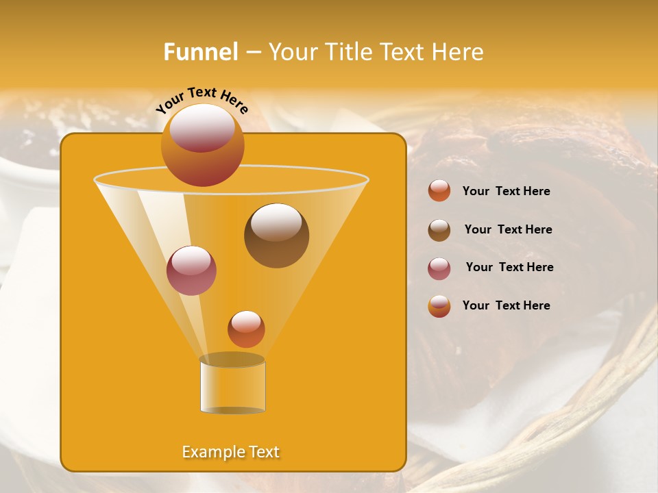 Saucer Fruit Jam Eating PowerPoint Template