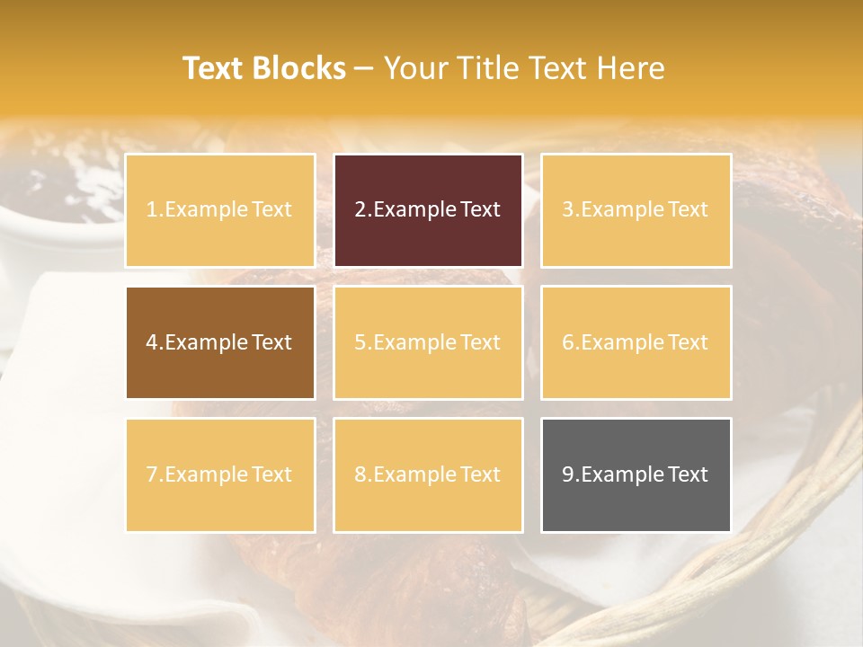 Saucer Fruit Jam Eating PowerPoint Template