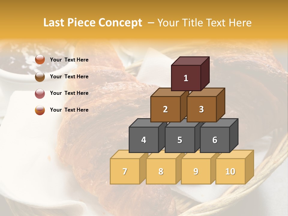 Saucer Fruit Jam Eating PowerPoint Template